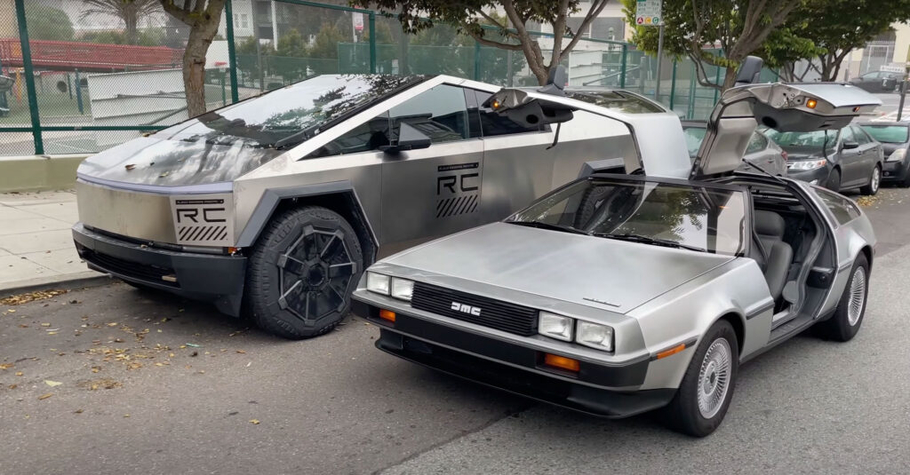 Tesla Cybertruck оказался неприлично похожим на Delorean