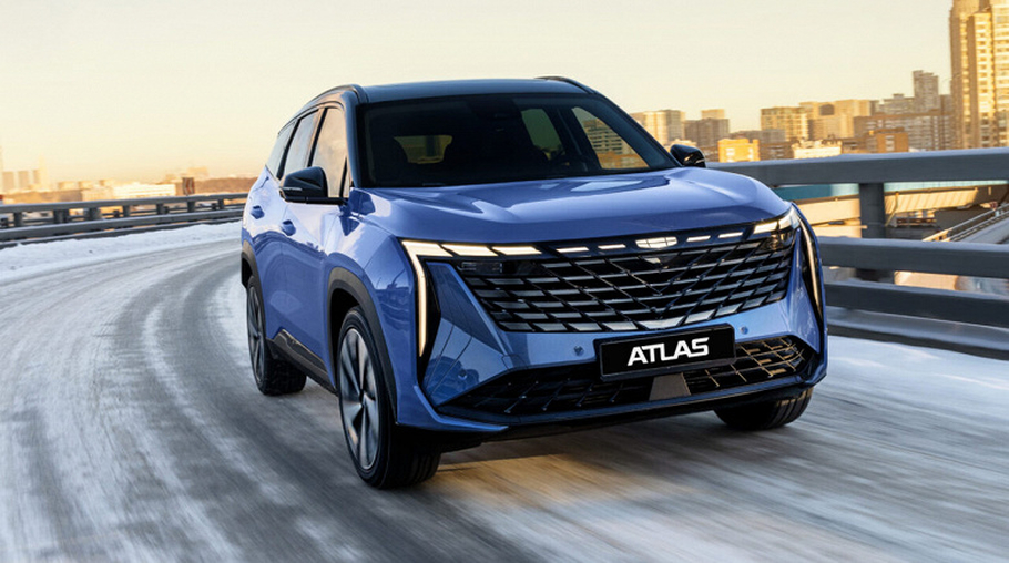 Новый Geely Atlas для России все комплектации и цены